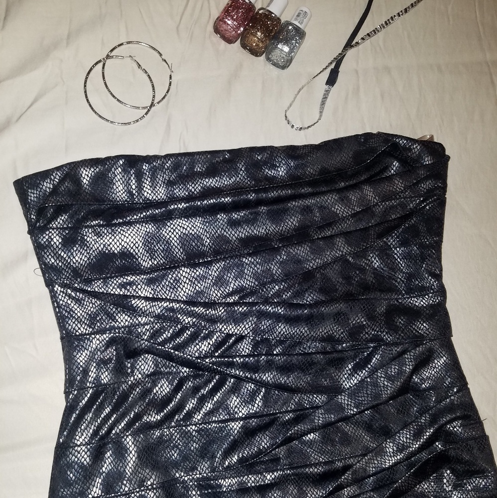 Leopard print mini dress size L